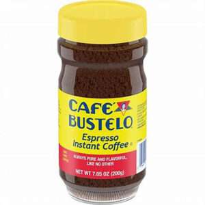 Bustelo Supreme freeze dried instant coffee. Taste the best instant coffee
