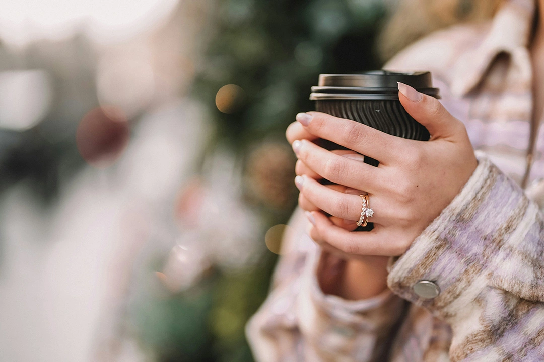 Hot chocolate is a comforting treat on a cold winter day