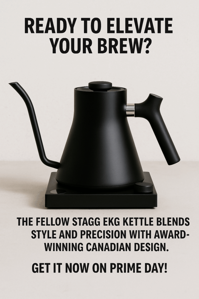 Boomers love tech that works — and this minimalist kettle delivers. The Stagg EKG is perfect for your pour-over or herbal tea. Precise, fast, and simple to use.
